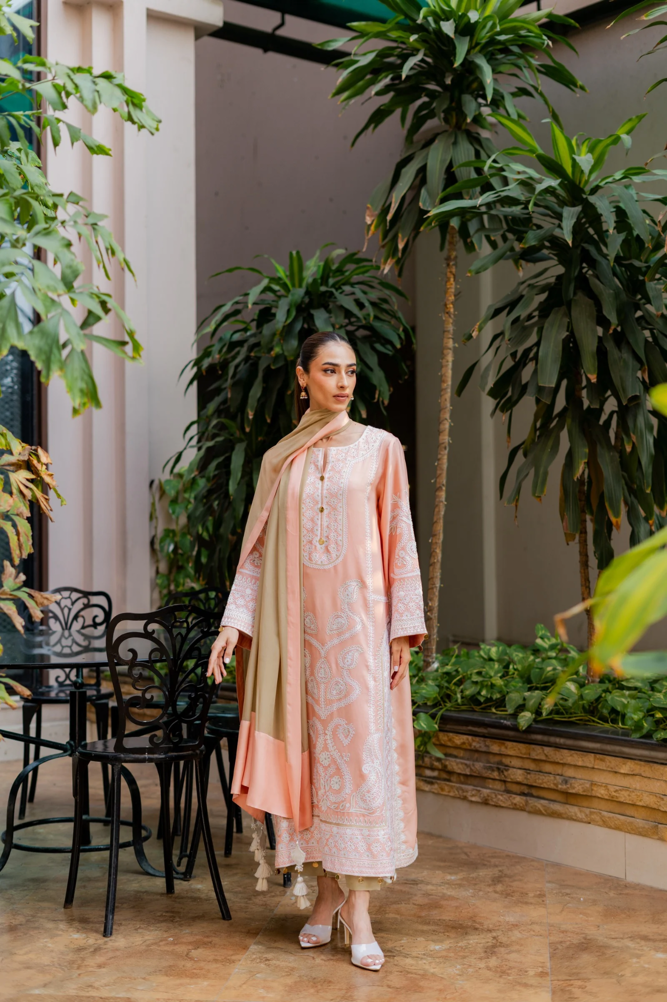 Chaand Sitara | Peach
