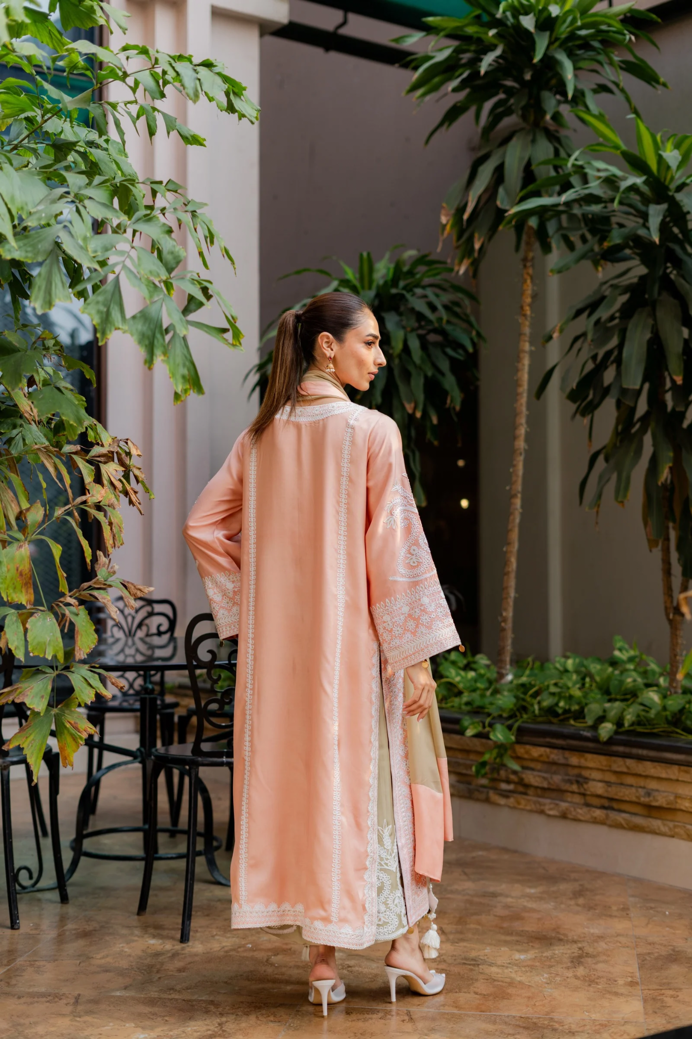 Chaand Sitara | Peach