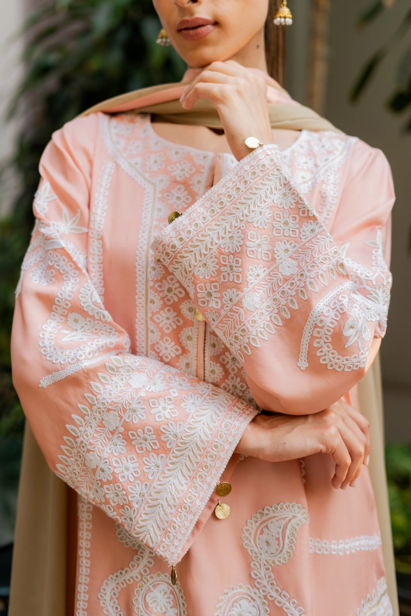 Chaand Sitara | Peach